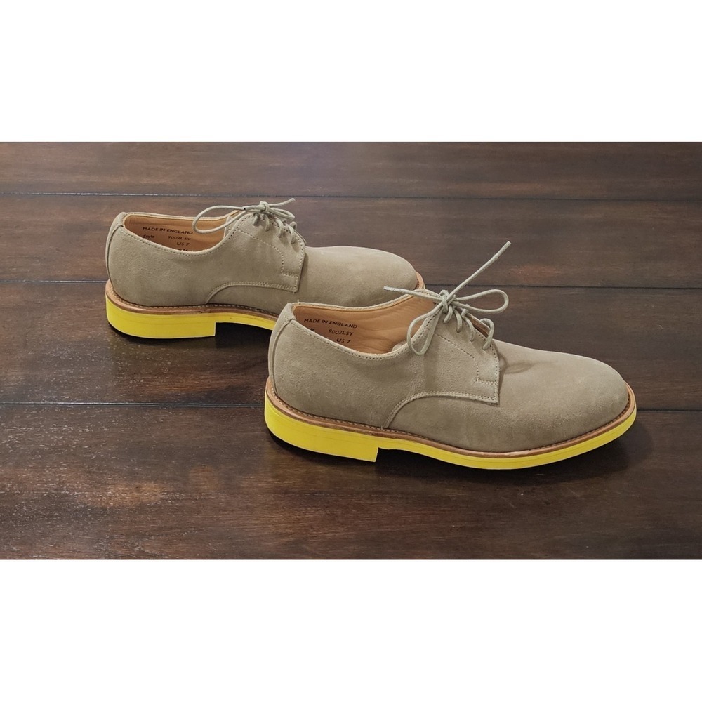 Sanders Dirty Buck Suede Gibson Shoes Women's Size‎ 7 Made In England